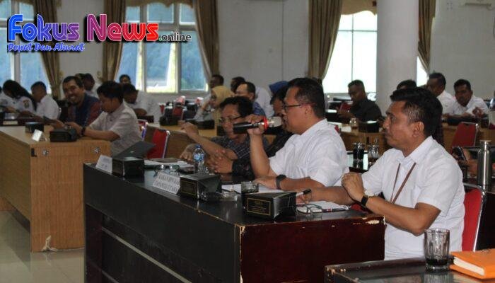 Kepala Kantor Pertanahan Kabupaten Tapanuli Utara Hadiri Kunjungan Kerja Pimpinan Dan Anggota DPRD Sumut Bahas Izin Lahan Operasional PT. TPL