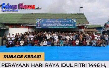 Rutan Kelas IIB Balige Rayakan Hari Raya Idul Fitri 1446 H Dengan Semangat Kebersamaan dan Penuh Khikmat