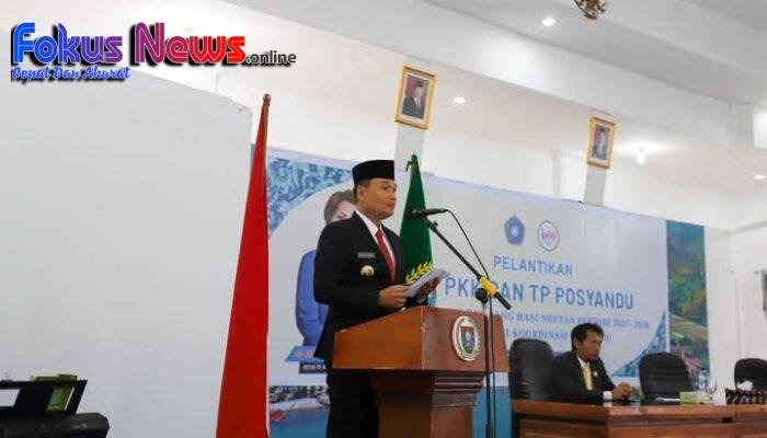 Lantik TP PKK dan TP Posyandu Kabupaten Humbahas, Bupati : Galakkan Posyandu Membangun Generasi Sehat Dan Cerdas