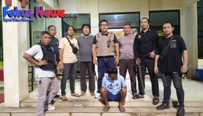 Operasi Berantas Premanisme, Satgas Preventif Polres Bitung Amankan Pelaku Keributan dan Sajam