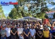 Kapolres Bitung AKBP Albert Zai. SIK.MH Hadir kegiatan Car Free Day