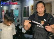 Pemuda Bitung Diamankan Polres Bitung Kedapatan Bawah Sajam dalam Operasi Berantas Premanisme