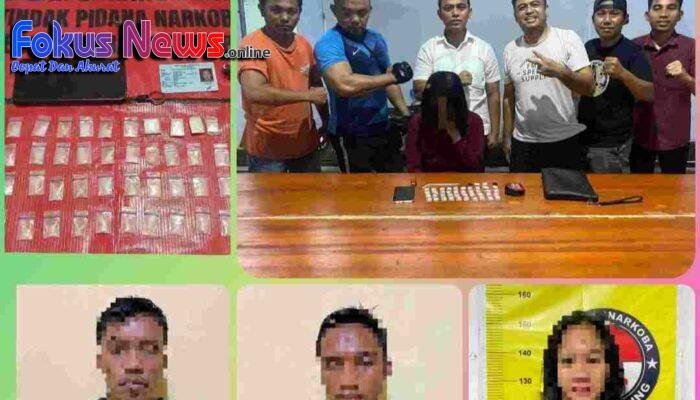 Polres Bitung Ungkap Pengedar Narkotika Jaringan Lapas, 44 Paket Sabu Siap Edar Turut Diamankan