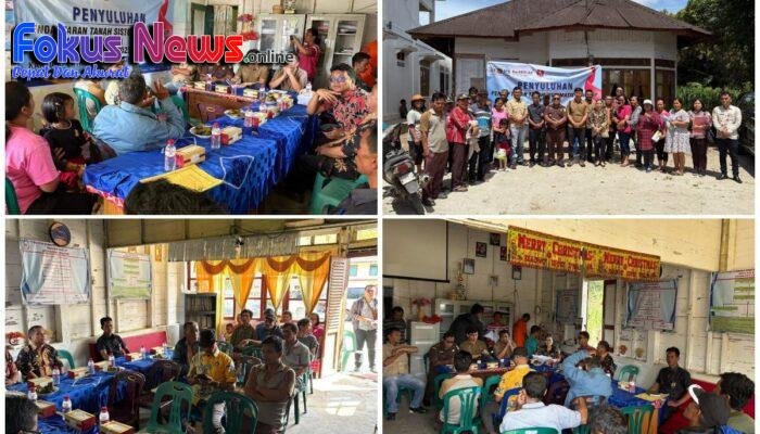 Kantor Pertanahan Kabupaten Tapanuli Utara Laksanakan Penyuluhan PTSL di Desa Aek Nauli IV