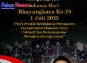 Ketua IKS Cabang Malaka Hadiri Upacara HUT Bhayangkara ke-79 di Polres Malaka