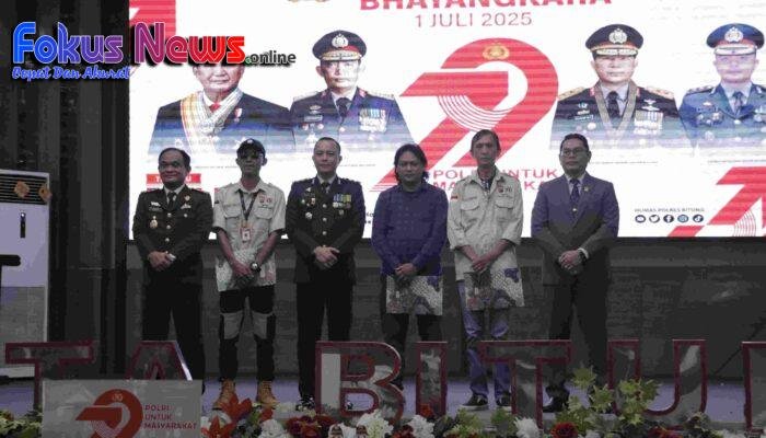 Syukuran HUT Bhayangkara ke-79, Polres Bitung Tegaskan Komitmen Dekat dengan Rakyat