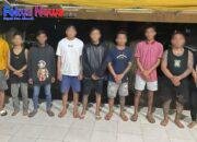 Tawuran di Biliar Bitung Gegerkan Warga, 14 Pemuda Diamankan Polisi
