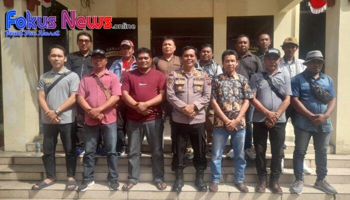 Hangat dan Penuh Makna, Silaturahmi Wartawan dan Kapolsek Maesa