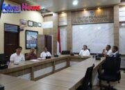 Kepala Seksi Pengukuran Dan Kepala Kantor Pertanahan Kabupaten Taput Ekspose Hasil Pengukuran