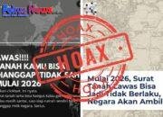 Kementerian ATR/BPN Bantah Isu 2026 Tanah Tak Bersertipikat Diambil Negara, Dirjen PHPT: Itu Tidak Benar