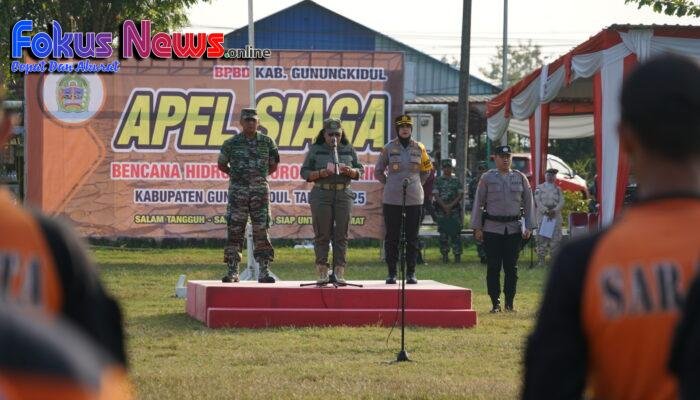 Pemkab Gunungkidul Gelar Apel Siaga Bencana Hidrometeorologi Kering, Tegaskan Komitmen Hadapi Musim Kemarau
