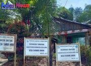 Pekerjaan Proyek Desa Asal Jadi, Kadesnya Ngumpet Dibelakang Kantor Desa Dekat Toilet Hindari Wartawan