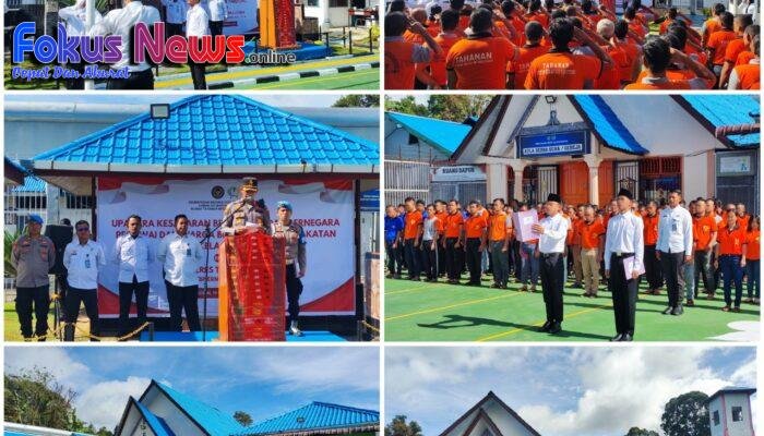 Rutan Gelar Upacara Kesadaran Berbangsa Dan Bernegara, Tarutung Upacara Bersama Kapolres Taput