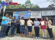 Kantor Pertanahan Kabupaten Tapanuli Utara Serahkan Sertipikat PTSL di Desa Hutanagodang
