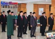 Lantik Pejabat Struktural, Menteri ATR/Kepala BPN: Layani Masyarakat dengan Hati, Bukan Transaksi