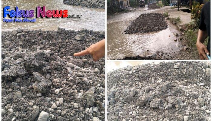 Proyek Jalan Gunungsitoli–Afia Senilai Rp 52 Miliar Diduga Gunakan Material Tidak Sesuai Spesifikasi