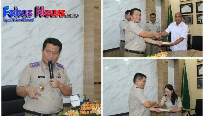 Kantor Pertanahan Kabupaten Tapanuli Utara Gelar Pemotongan Tumpeng Peringati Hari Agraria dan Tata Ruang 2025
