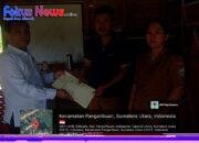 Kantor Pertanahan Kabupaten Tapanuli Utara Serahkan Sertipikat PTSL di Desa Hutaraja
