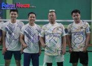 Menteri Nusron dan Wali Kota Palembang Tunjukkan Semangat Sportivitas di Lapangan Bulu Tangkis PORNAS KORPRI XVII
