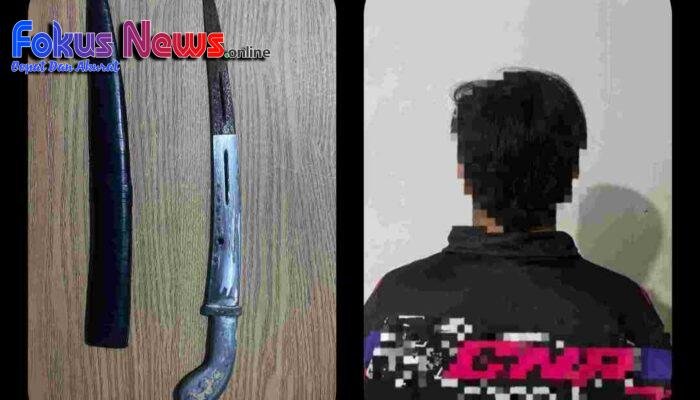 Remaja Bitung Kedapatan Bawa Badik