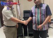 Silaturahmi Hangat Kepala Kantor Pertanahan Kabupaten Tapanuli Utara dan Kepala Kejaksaan Negeri Tapanuli Utara Perkuat Sinergi Antar Lembaga
