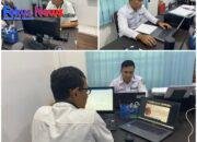 Kantor Pertanahan Kabupaten Taput Ikuti Monitoring Dan Evaluasi Layanan Umum Secara Daring