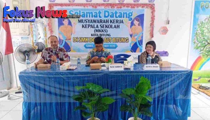 Musyawarah Kerja MKKS SMK Bitung, Bahas Program 2026 dan Pemilihan  Pengurus Baru