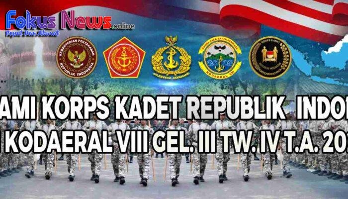 Kodaeral VIII Gelar Pelatihan Korps Kadet Republik Indonesia (KKRI) Gel. III Tahun 2025