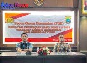 Lemdiklat Polri Tinjau Dampak Pendidikan Lewat FGD di Polres Bitung