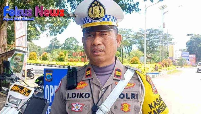 Kasatlantas Polres Minut Tegaskan Pentingnya Disiplin Pengendara dalam Operasi Zebra Samrat 2025