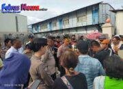 Polres Bitung Amankan Aksi Tuntutan Pencemaran Lingkungan di Depan PT Futai
