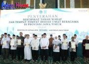 Serahkan 2.532 Sertipikat Tanah Wakaf dan Rumah Ibadah, Menteri Nusron Gagas Percepatan Sertipikasi melalui Kolaborasi