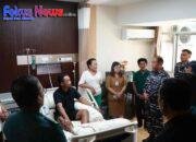 Dankodaeral VIII Jenguk Korban Insiden Melonguane di RS Kandou Manado