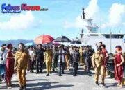 Kunker dan Tatap Muka Tokoh Masyarakat Melonguane, Dankodaeral VIII Tegaskan Profesionalisme TNI AL