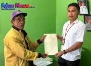 Kantor Pertanahan Kabupaten Tapanuli Utara Laksanakan Penyerahan Sertipikat PTSL di Desa Parlombuan