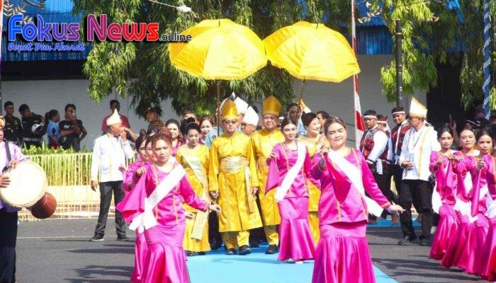 Pemkot Bitung Gelar Upacara Adat Tulude 2026, Walikota Bitung Terima Gelar Adat