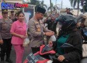 Ramadhan Penuh Kebersamaan, Polres Bitung Tebar Takjil