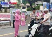 Bhayangkari dan Polsek Ranowulu Kompak Tebar Takjil Ramadhan