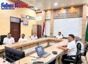 Kantor Pertanahan Kabupaten Tapanuli Utara Ikuti Rapat Kerja Komisi II DPR RI Secara Daring