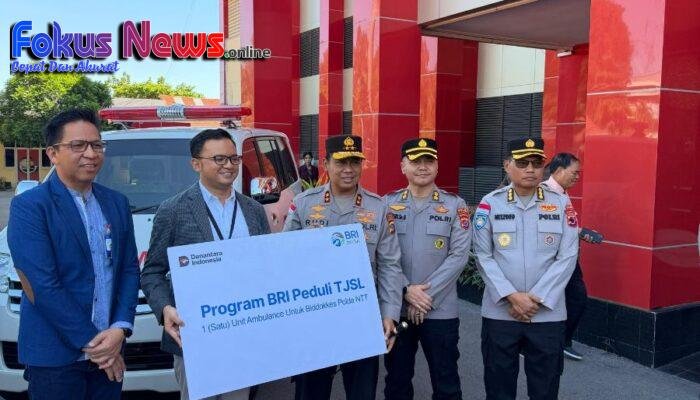 Melalui Program TJSL, BRI Dukung Operasional Kesehatan Polda NTT