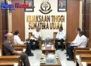 Silaturahmi Kanwil BPN Sumut ke Kejati Sumut