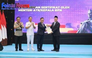 Serahkan Sertipikat Hak Pakai untuk Lemhannas RI, Menteri Nusron: Perkuat Kepastian Hukum Aset Negara