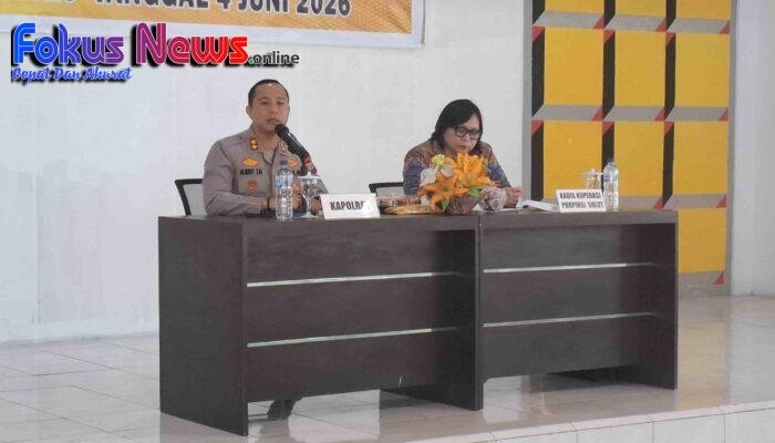 Kapolres Bitung Dorong Primkopol Semakin Profesional Lewat RAT Tahun Buku 2025