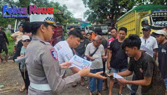 Polres Bitung Intensifkan Pengawasan BBM, Edukasi Tertib Lalu Lintas Sekaligus