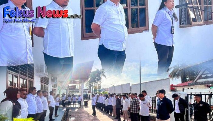 Rutinitas Apel Pagi Kantor Pertanahan Kabupaten Tapanuli Utara Teguhkan Disiplin Dan Integritas