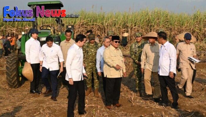 Dampingi Presiden Prabowo Panen Raya di Malang, Menteri Nusron: Ketahanan Pangan Butuh Kepastian Hukum Tanah