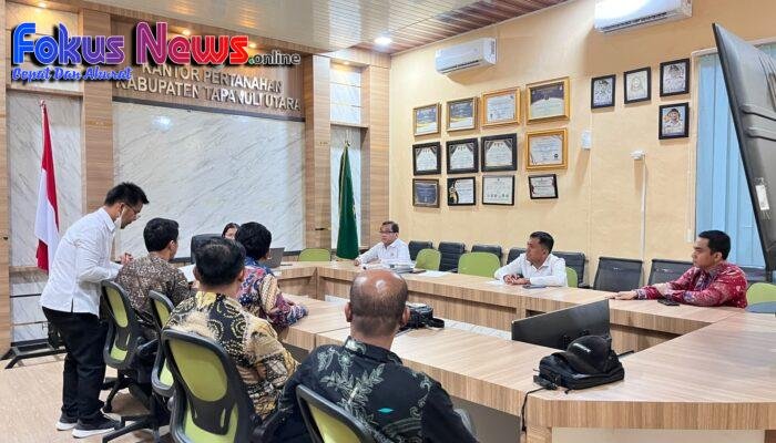 Pertemuan Koordinasi Pembahasan Permohonan Pembatalan Sertipikat Hak Milik Terbeban Hak Tanggungan di Pasar Siborongborong