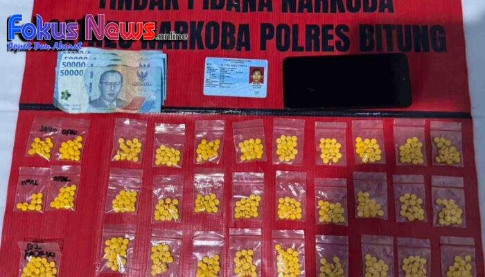 Polres Bitung Bongkar Peredaran Obat Keras, Satu Pria Diamankan