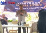 Kapolres Bitung Perkuat Komunikasi dengan Wartawan Biro Bitung