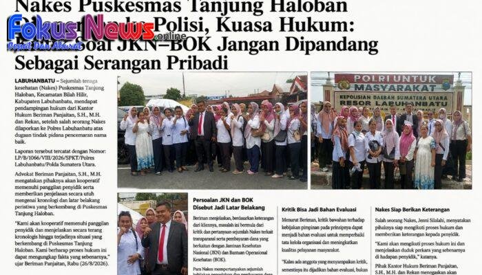 Nakes Tanjung Haloban Dilaporkan ke Polisi, Kuasa Hukum Ungkap Duduk Perkaranya